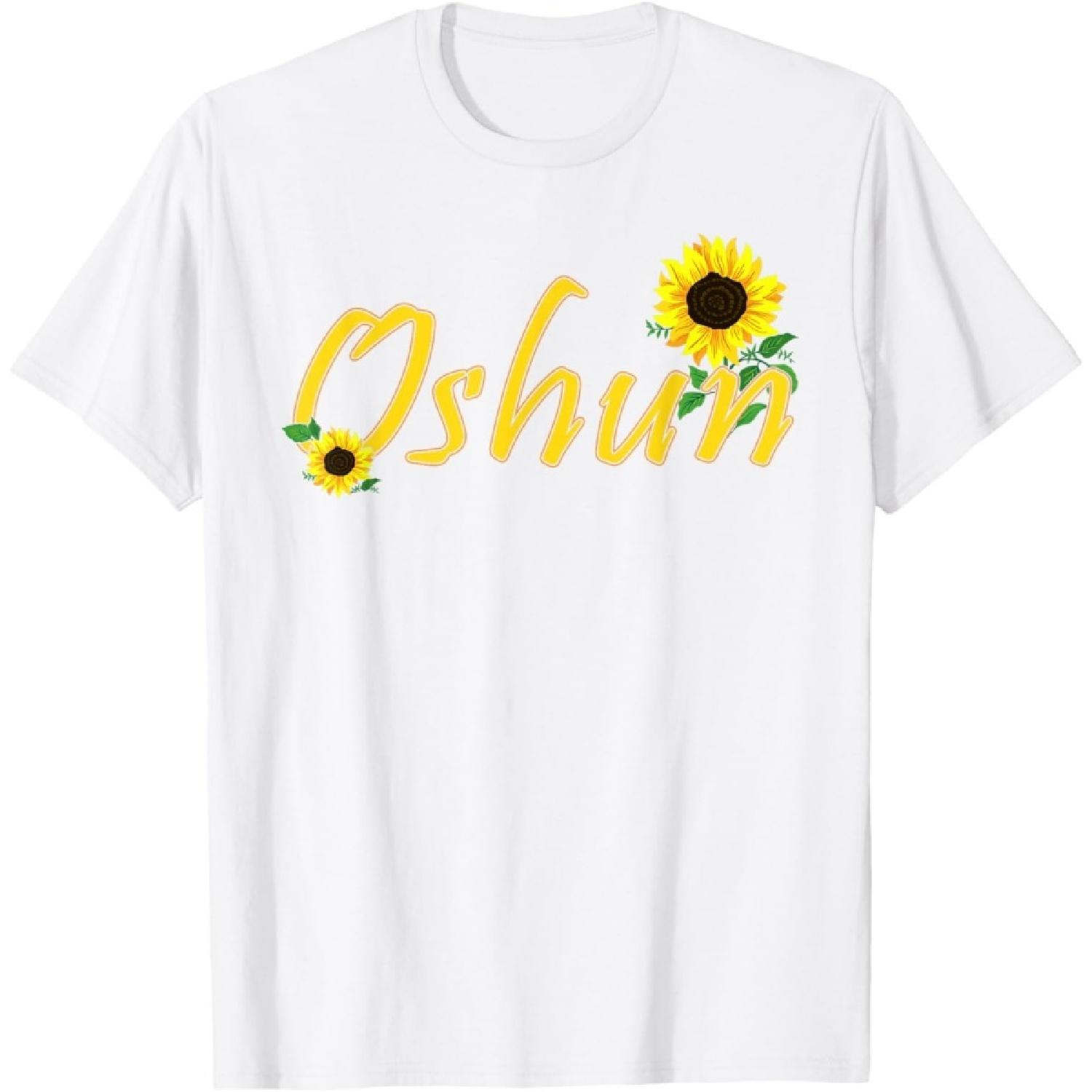 Oshun Orishas Goddess Oxum Ifa Yoruba Religion Gift T-Shirt T-Shirt S