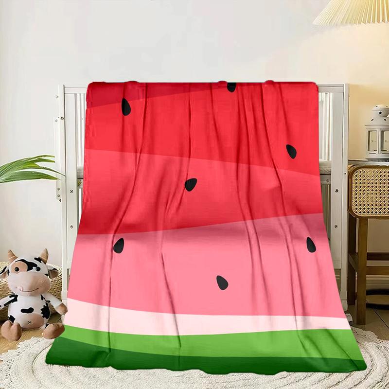 Watermelon Slice Pattern Blanket Flannel Blanket Throw Blanket Sofa Cover Blanket Soft Premium Blanket Picnic Blanket Tv Blanket Gifts