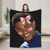 Cute Bellinghams Blanket Cover Fleece Super Warm Throw Blanket for Airplane Travel Bed Rug