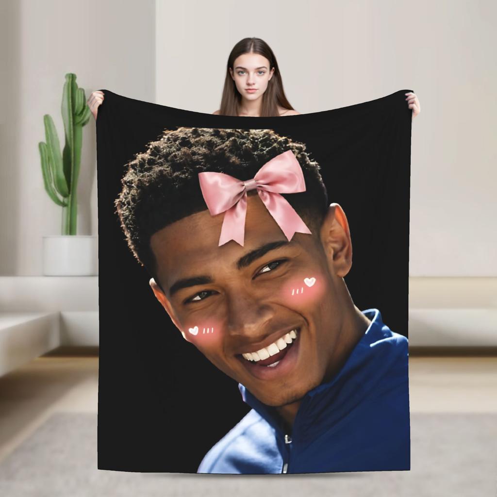 Cute Bellinghams Blanket Cover Fleece Super Warm Throw Blanket for Airplane Travel Bed Rug