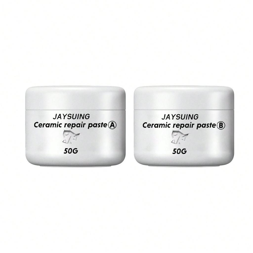 2PC Ceramic Tile Repair Agent Ceramic Paste Ceramic Tile Adhesive Toilet Marble Pit Glaze Repair Agent