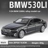 2026 Neues 1/24 Modell BMW 530 Legierung Druckguss Klassisches Automodell Sound Licht Rückzieher Kindergeschenk Sammlerspielzeug Simulationsspielzeug Sammlungsornamente