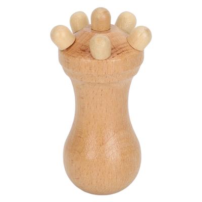 Face Massager Beech Wood Gua Sha Round Edge Face Slimming Comfortable Massage Tool for Eye Body