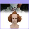 Het Pennywise Cosplay Pruik Met Hittebestendig Zijde Voor Halloween Kostuum En Thematische Feesten