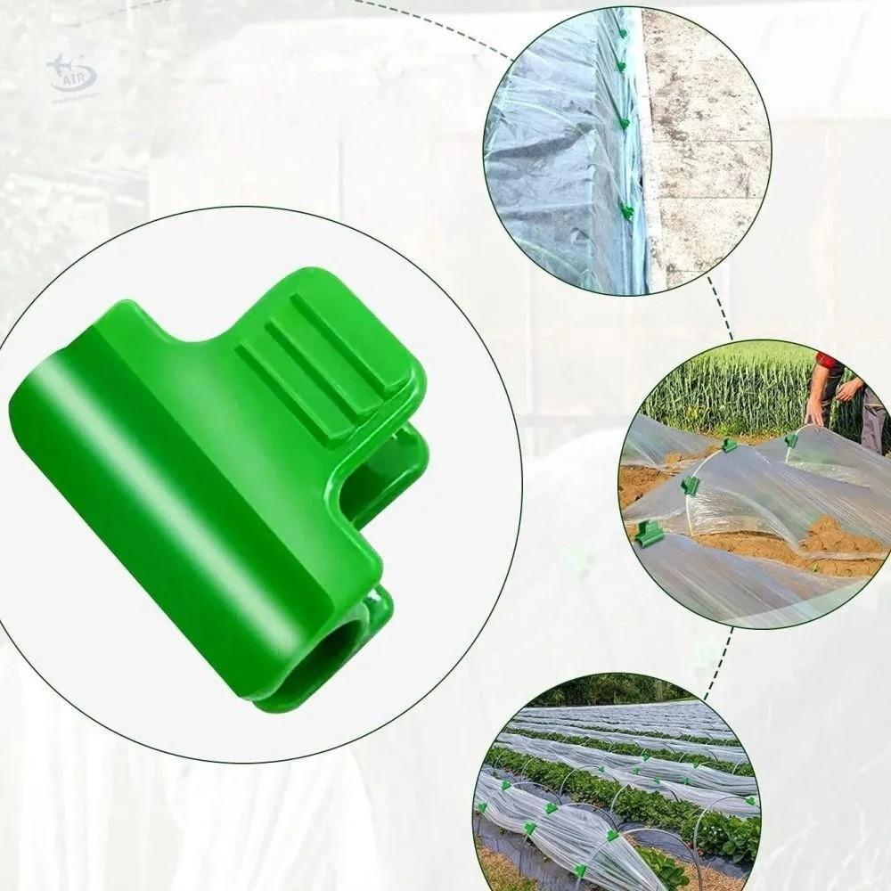 50PCS plasă de protecție solară din plastic cu cataramă de fixare pentru legume cu efect de seră, plasă de parasolar, cataramă specială, clemă de fixare