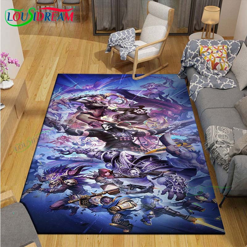 Classic Game Role O-Overwatch Printed  Carpets Living Room Anti-Skid Area Rug Kids Bedroom Mats Game Mat Large Carpet Decor