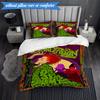 Halloween witches 3pcs K-pop music group Bedding set,Ideal for Bedroom, Dormitory,Including Duvet Cover And 2pcs Pillowcases,Fan gifts