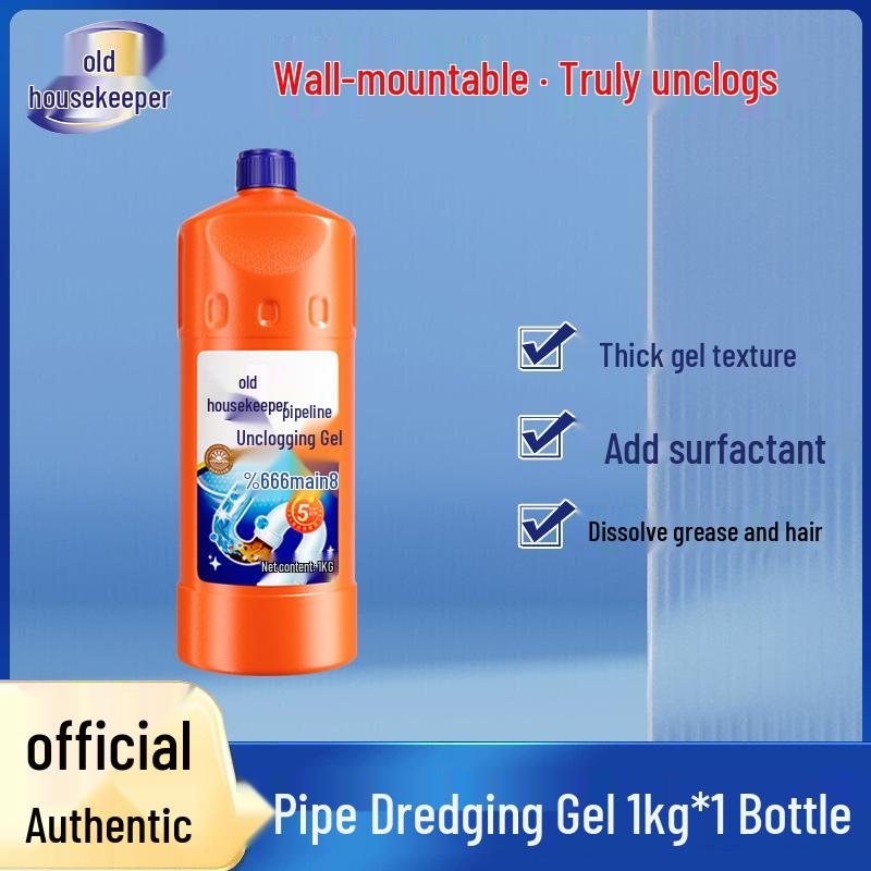 Old Butler Drain Cleaner 1kg - Dissolves Clogs, Deodorizes & Unclogs Sinks and Toilets