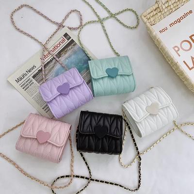 Cute Mini Children's Crossbody Bags Waterproof PU Shoulder Bag Baby Backpack Crossbody Bag Coin Purse Handbags