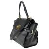 Borsa COACH usata Blake Flap Carryall F32106 pelle nera Spalla