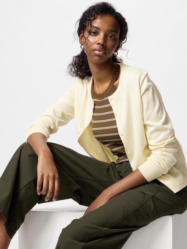 Uniqlo Uv Protection Crew Neck Cardigan  Long Sleeve 