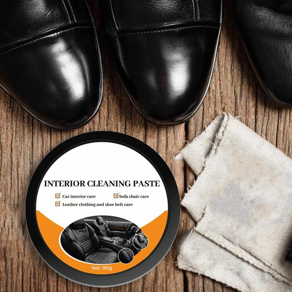 Car Leather Cleaner Long-Lasting Restore Paste Automotive Interior Leather Cleaning Cream For Vehicles Truck RV Sedan Automotive