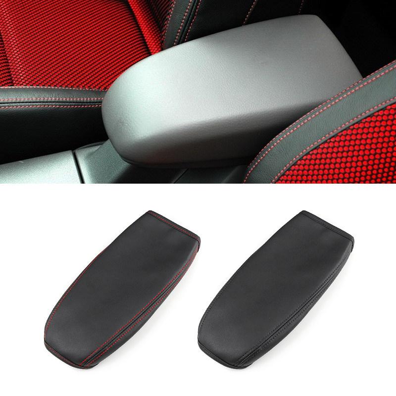 For Ford Focus 2007 Car Styling Accessories Microfiber Leather Interior Center Control Armrest Box Cover Protection Trim