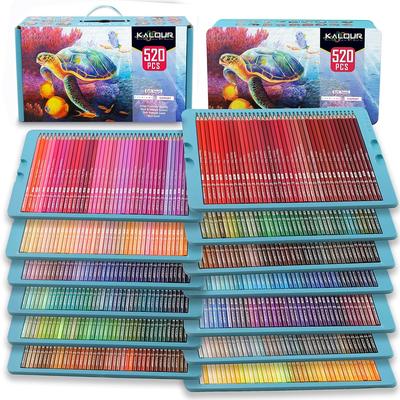 Kalour 520 Farben Professionelle Weiche Premium Expert Buntstifte
