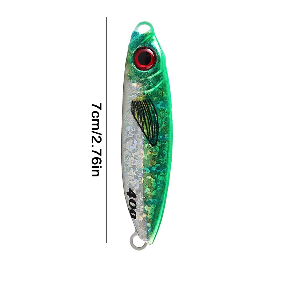 Iron Plate Fast Sinking Sea Fishing Metal Bionic Bait 70mm 40g Metal Fishing Lure Fishing Bait for Saltwater Fishing