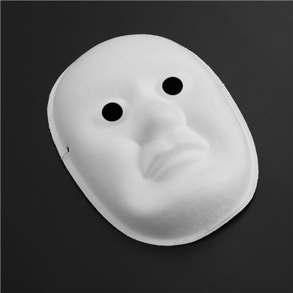 DIY White Mask Painting Full Face Mask Blank Mask DIY Paper Mask Costume Mask uygun fiyatlı