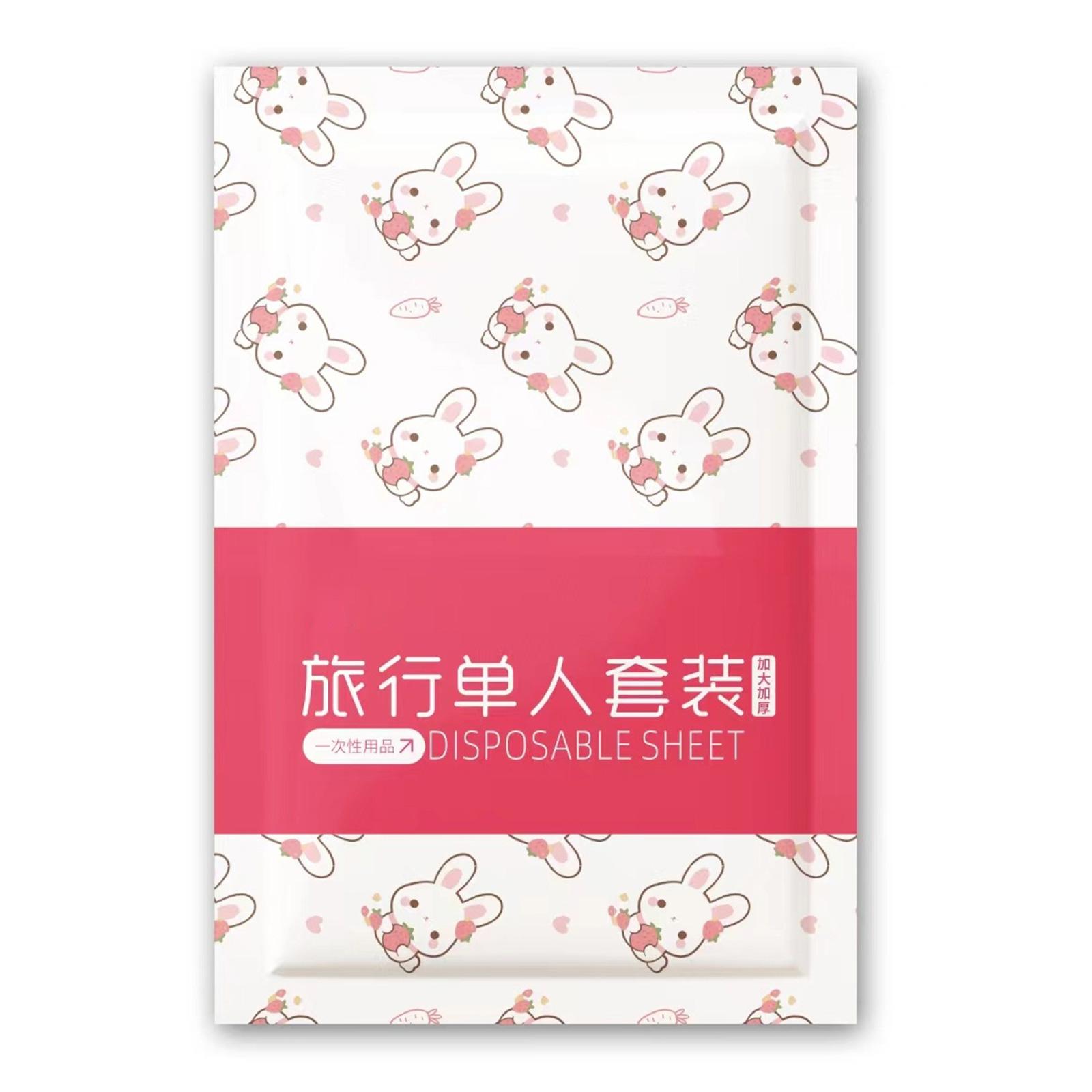 

Disposable Bedding Set with Stylish Print for Hotels and Temporary Stays Convenient and Hygienic 3/4Pieces Set 1