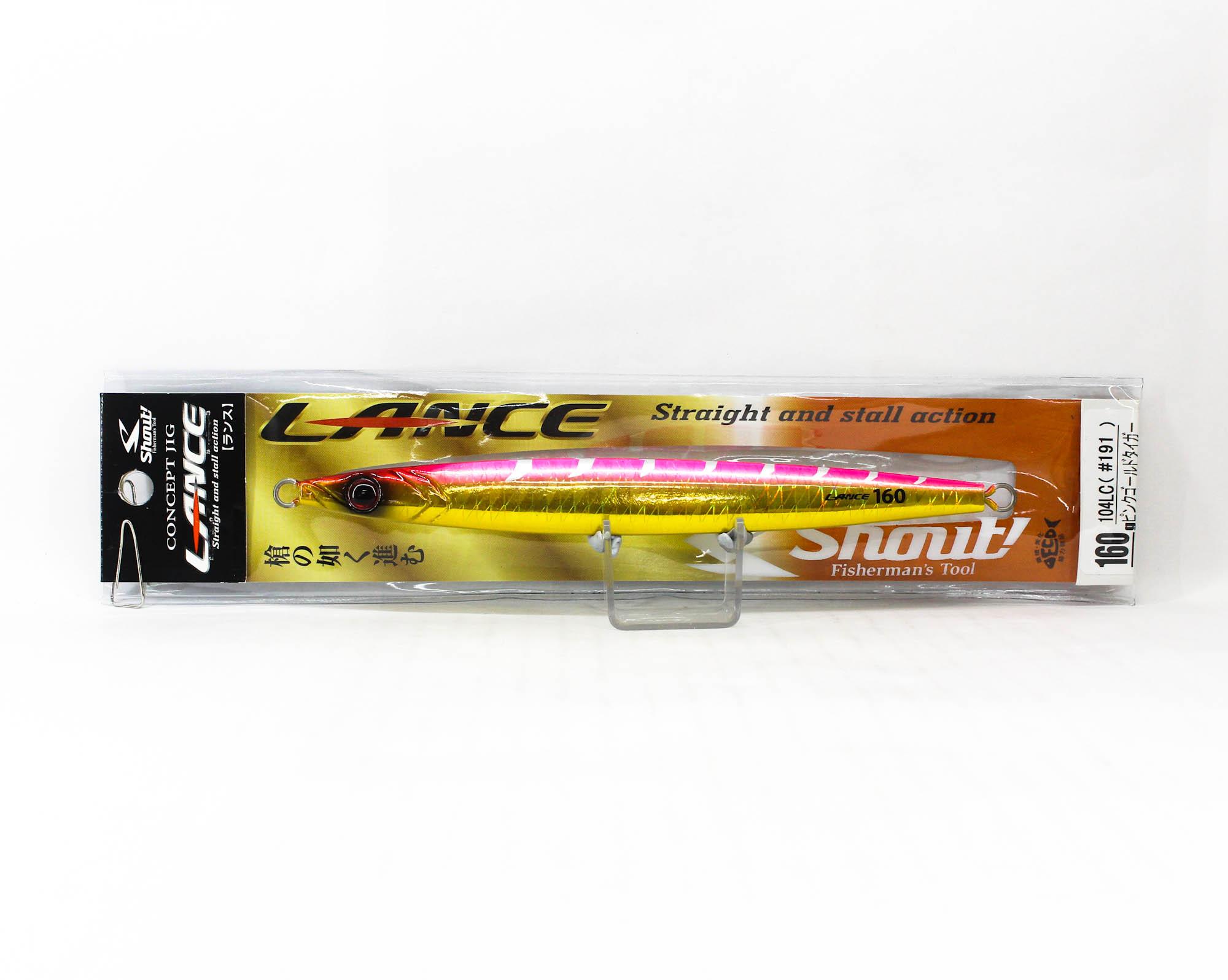 

Shout 104-LC Metal Jig Lance Slow Fall Long 160 grams 191 (5306)