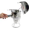 Professional 1200ML Pancake Batter Dispenser Stainless Steel Funnel Suitable for Baking Cupcakes Waffles with Stand