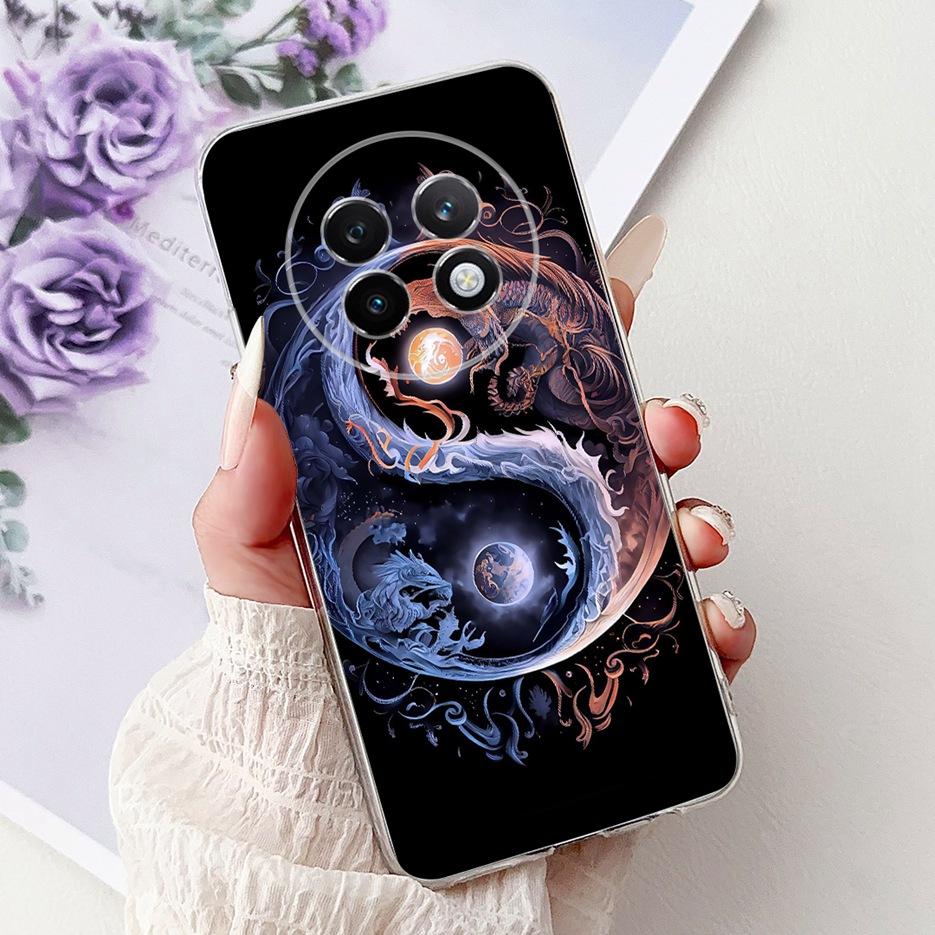 For Realme 13 Pro 5G Case RMX3990 Colorful Flowers Painted Cover Soft Slim Phone Case For Realme 13 Pro Plus Realme13 Pro+ Shell