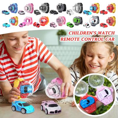 Relógio infantil Carro de controle remoto Carro de liga elétrica Interação pai-filho 2.4G Brinquedo de corrida de controle remoto
