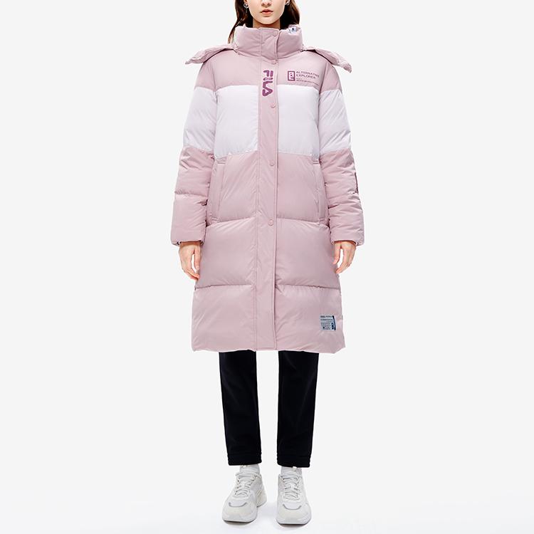 New FILA Down Jackets Women's Light Purple Red F11W243903F-PK