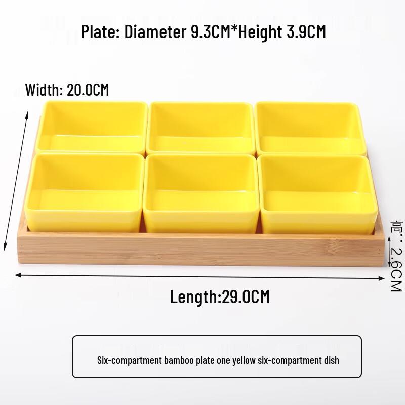 Japanese Style Multi-Compartment Snack & Dried Fruit Plate