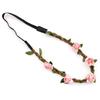 Hippie Love Flower Garland Crown Festival Wedding Hair Wreath BOHO Floral Headband
