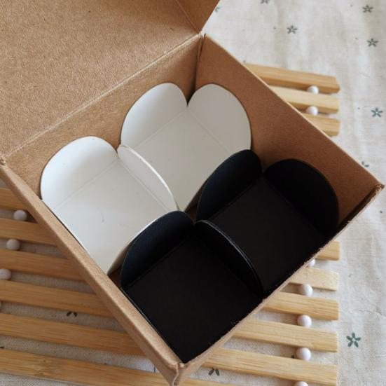 50Pcs Chocolate Tray Portable Kraft Paper Chocolate Spacer for Home