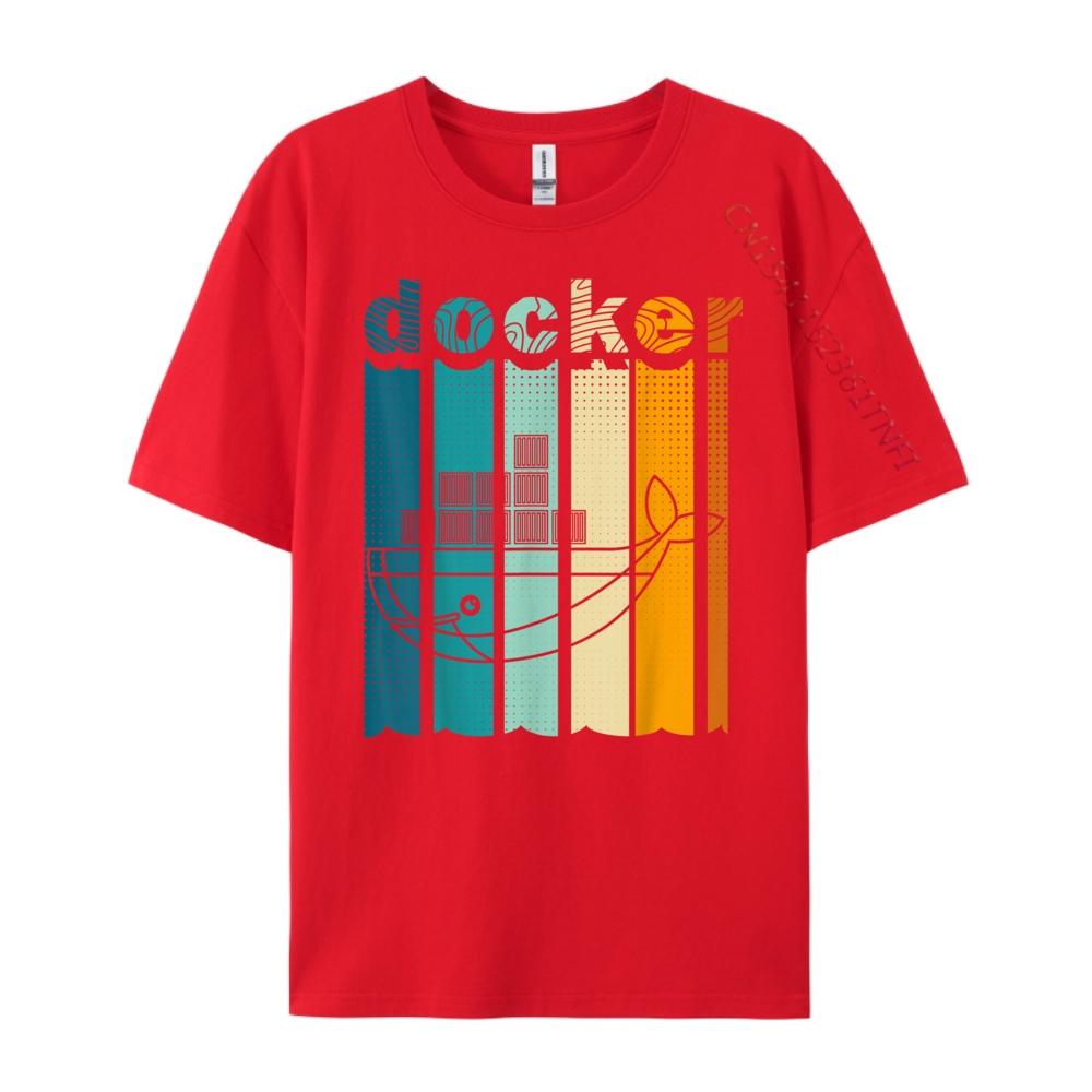 Docker Linux Devops Programming Coding Computer Scientist Graphic Tees Men Camisetas St Patrick's Day