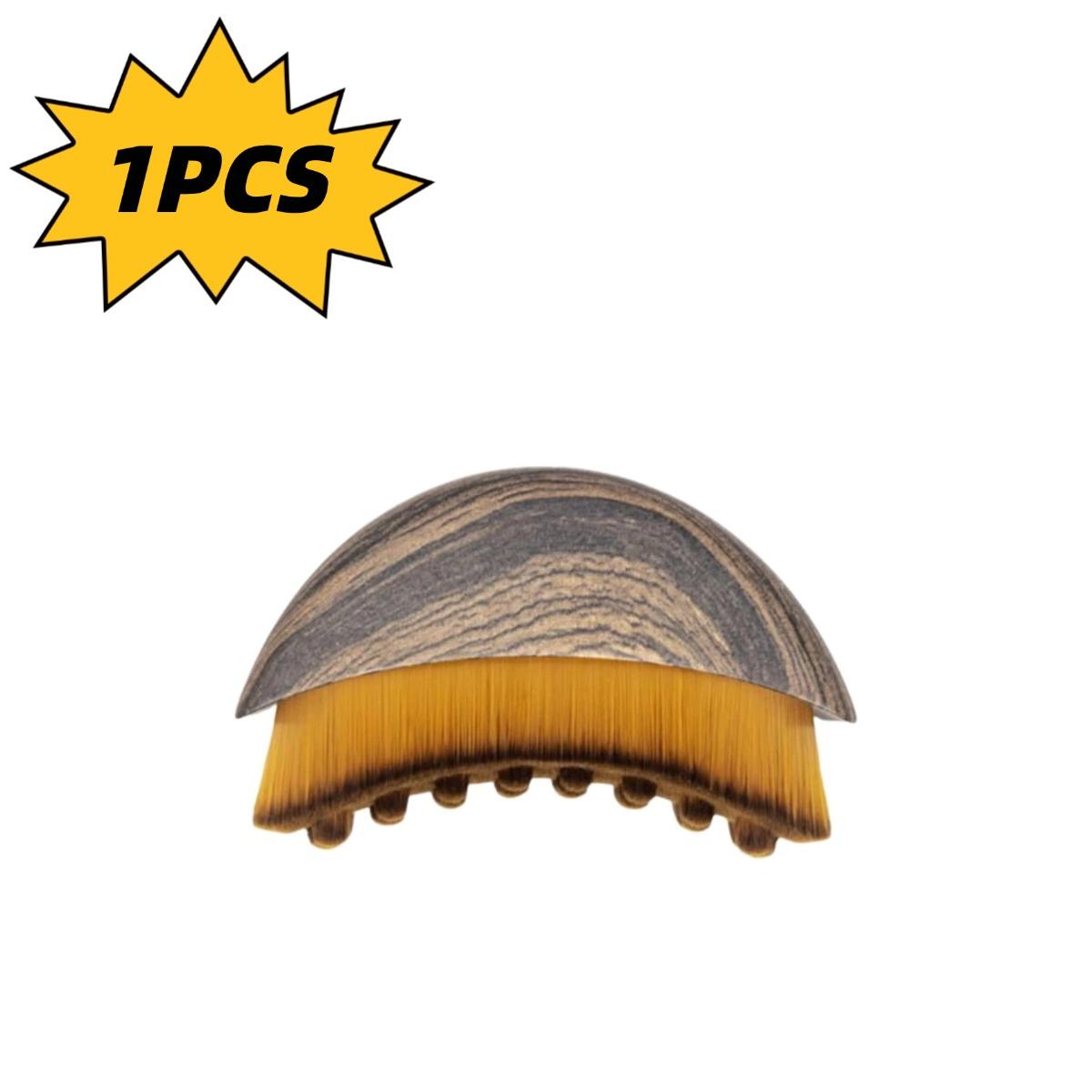 

Лимфодренажная массажная щетка и натуральный роговой массажер Гуаша с мягкой щетиной, контурный массажер, косметический инструмент для ухода за здоровьем и скребком 1PCS