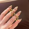 Natal Year Of The Snake Small Golden Snake Ring Light Luxury High-End Diamond-Encrusted Bracelet Niche Design Snake Bracelet