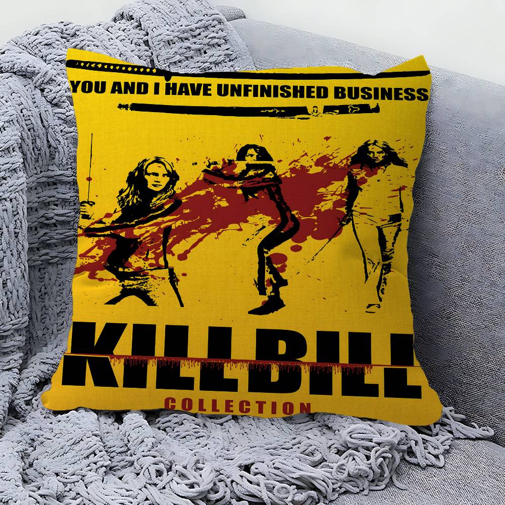 Classic Movie KKill Bill Cushion Cover Inches Farmhouse Decor Home Throw Pillow Covers for Couch Decorations