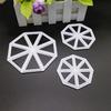 Small Banner Cake Mold Food-Grade Silicone Flag Shape Fondant Candy Mould  Cake Decorating 3pcs/set