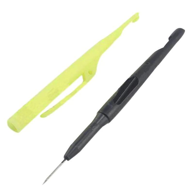 2Pcs Fly Fishing Hook Tools Portable Tying Aid & Hook Remover Unhook Extractor for Travel Fishing Freshwater Saltwater Use