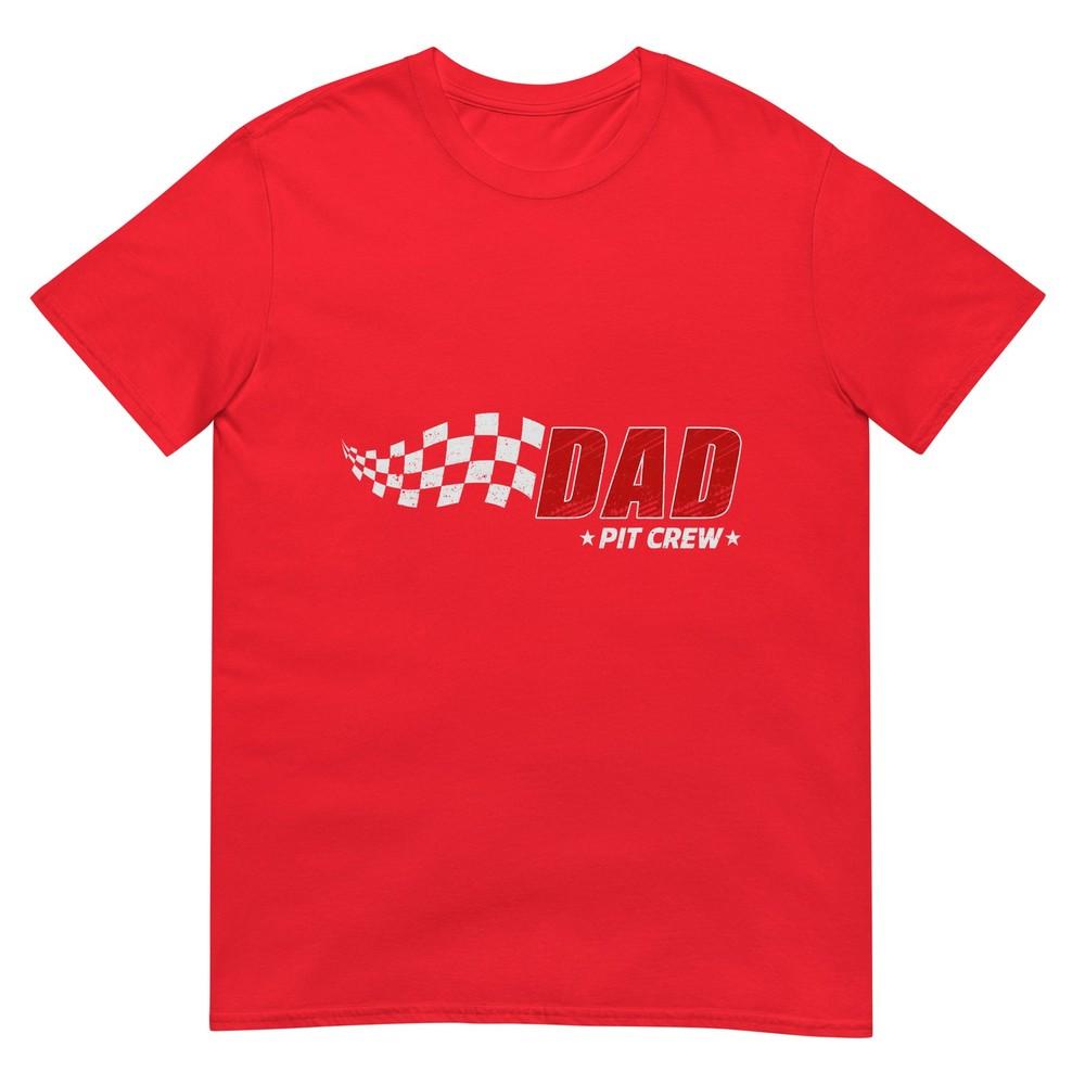 Dad Pit Crew Race Car Birthday Family Matching Pit Crew Tshirt S