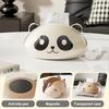 1 Cute Panda Tissue Box, Kitchen Napkin Storage Box, Cartoon Toilet Paper Box, Cute Desktop Paper Box, Home Decoration