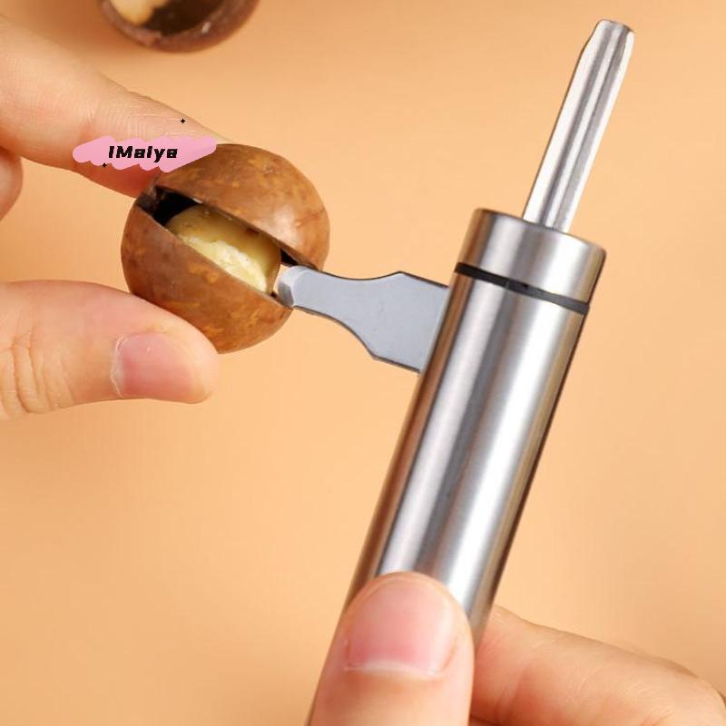 M-2 In 1 Manual Stainless Steel Nut Cracker Mechanical Sheller Walnut Nutcracker Fast Opener Kitchen Tools Fruits And Vegetables