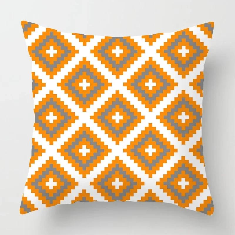 

Домашний Декор Скандинавский Оранжевый Милый Наволочка Гостиная Диван Украшение Чехол для Подушки Автомобиля 40x40cm 16x16in