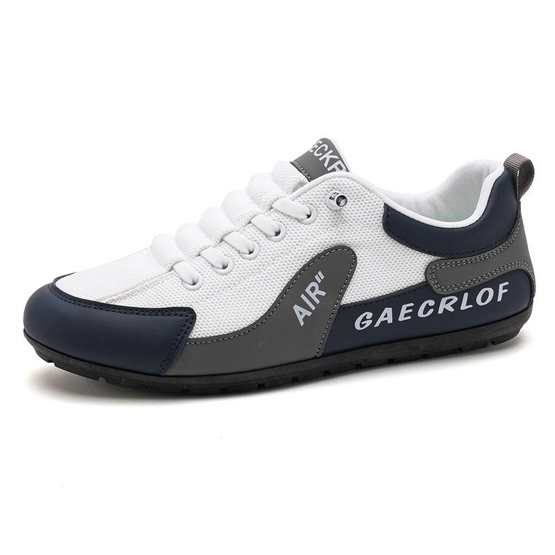Men's Casual Shoes Spring and Summer New Breathable Cloth Trend Contrasting Color Cover Foot Pedal Sports Shoes Student Single Shoes