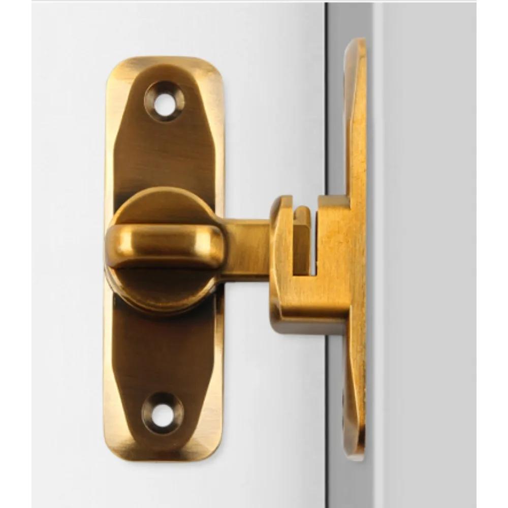 90° Sliding Door Latch Solid Buckle Cam Cylinder Locks Sliding Door Lock Anti-theft Buckle Door Lock Home Accessories