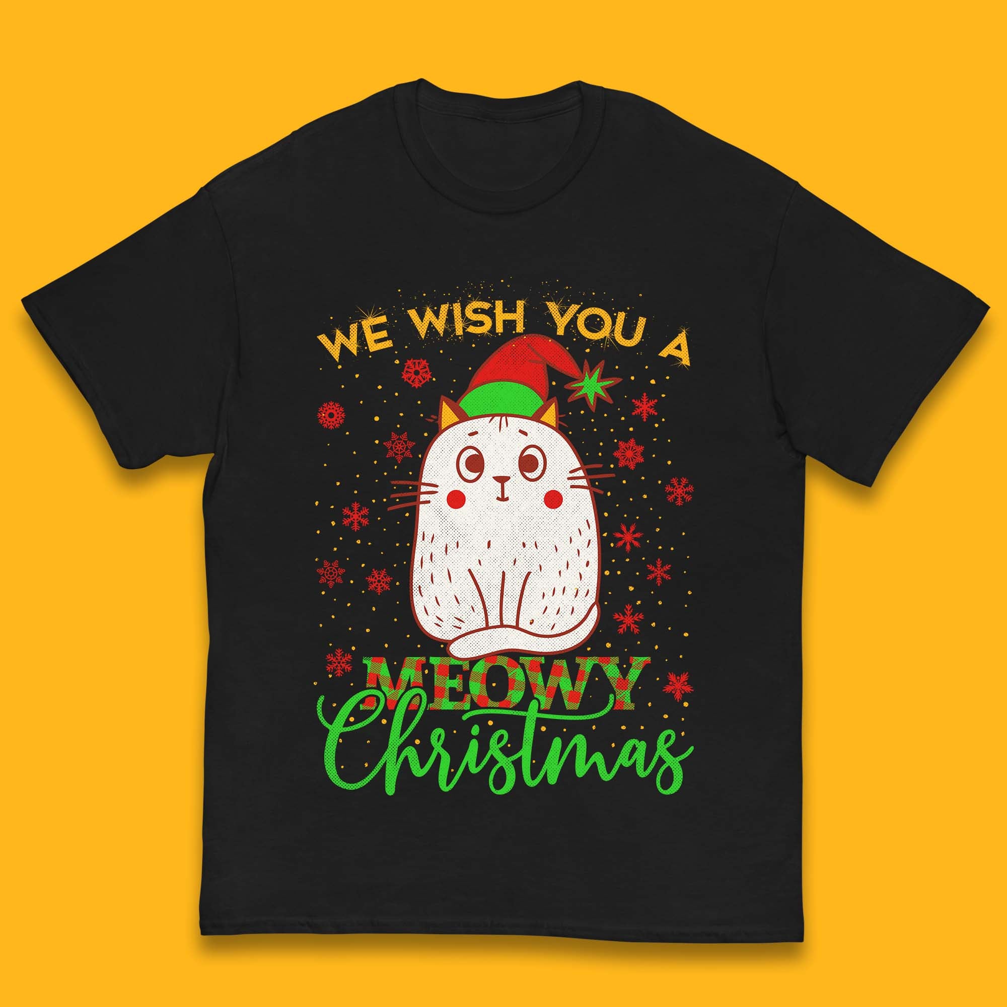 Meowy Christmas Kids T-Shirt 160