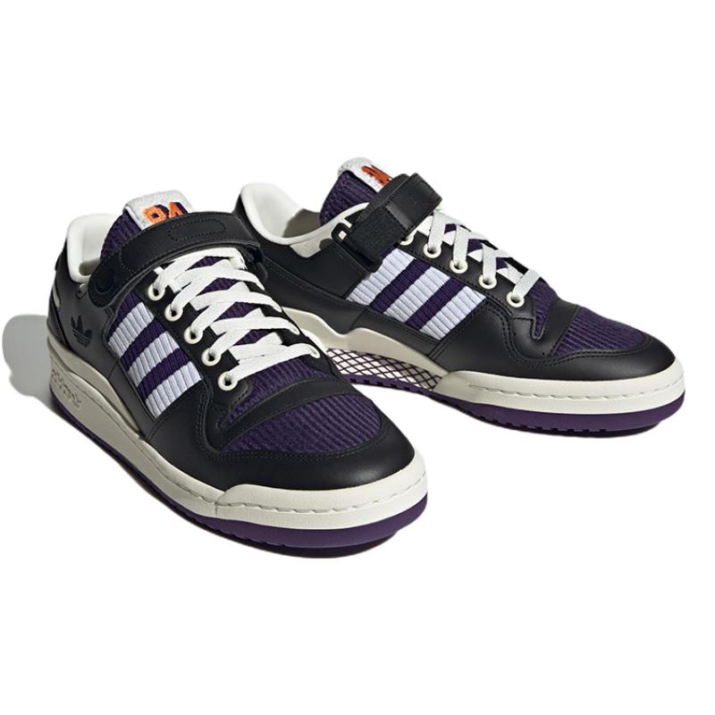 Adidas Forum 84 Low 'Black Purple' Sneakers HQ7001
