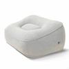 Inflatable Footrest Cushion Portable Travel with Air Inflation Opening Compact