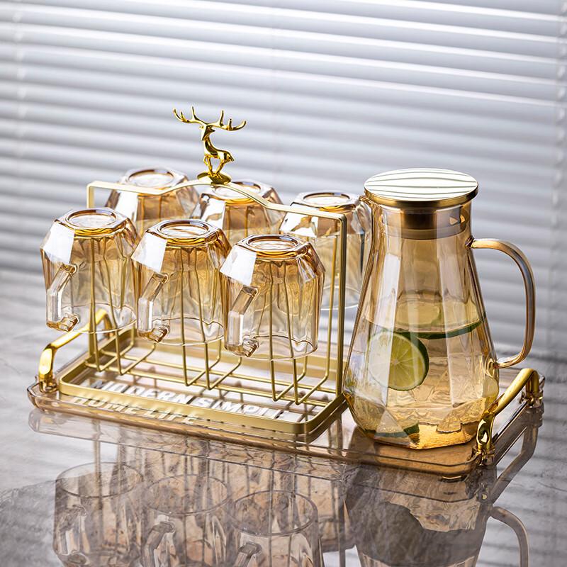 Naijiang Elegant Glass Kettle & Cup Set