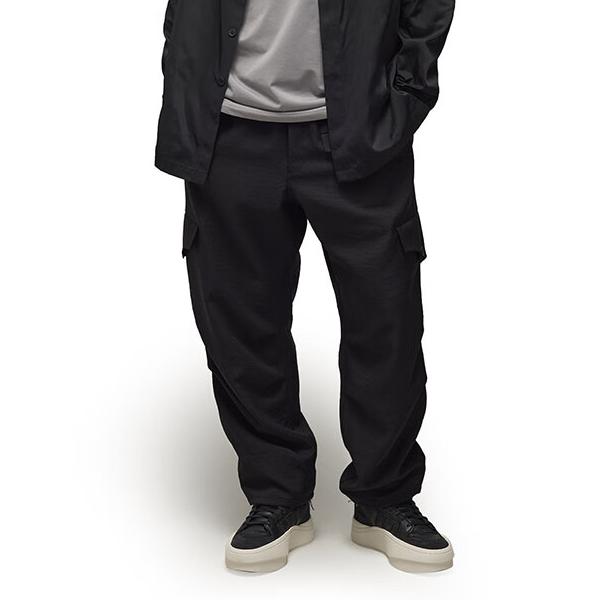 Adidas Y-3 Sport Uniform Gerades Bein Hose Schwarz Herren Streetwear IN8749