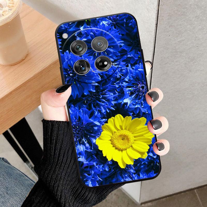 Etui Osłona Na OnePlus 12 Na OnePlus12 Fundas Nowe Czarne Miękki Silikon TPU Ochronne Etui Na Telefon Dla One Plus 12 Zderzak Coque