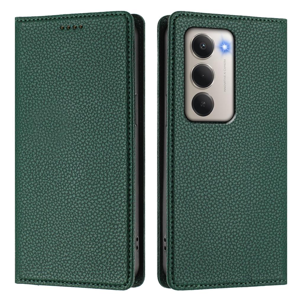 For Xiaomi Redmi 15 4G (EU) (171mm) Wallet Case RFID Blocking Litchi Texture Leather Mobile Cover