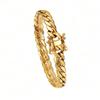 Cuban Link Chain Necklace 9.6mm Gold Color Stainless Steel Thick Mens Hip Hop Rapper Jewelry Gift