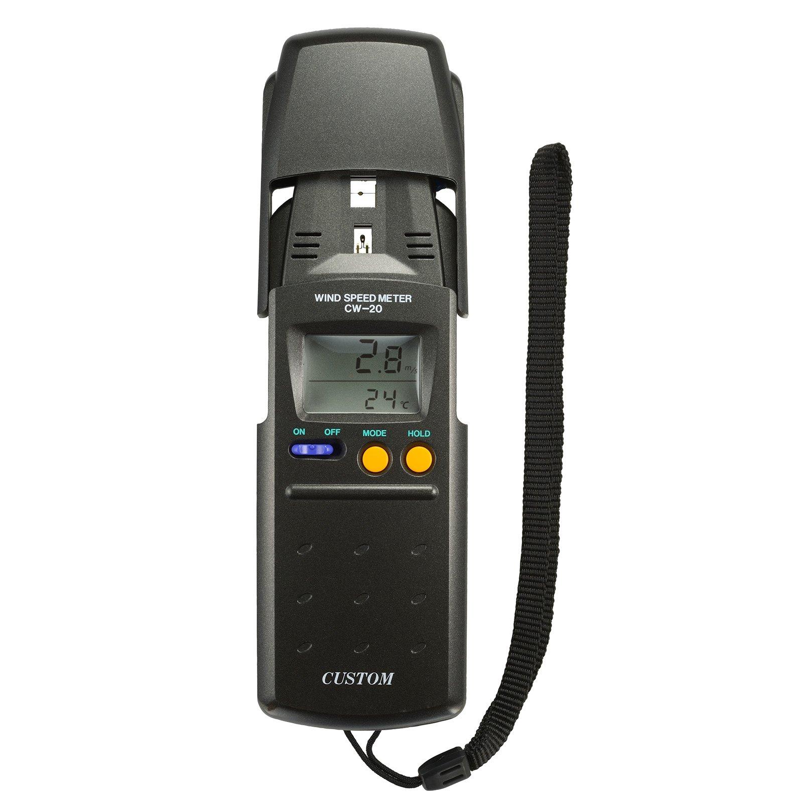 

CUSTOM Digital Anemometer Wind Speed Wire Wind Chill Wind Power Class Display Sensor Integrated (Hot Type)/Temperature CW-20